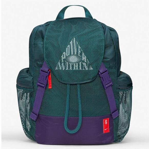 Nike x Kyrie Irving Rucksack Backpack Power Within Pyramid Mesh Rare CU3939 010 - Picture 1 of 10